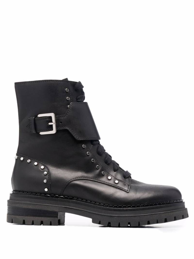 Sergio Rossi Sr Alyssa leather boots - Black von Sergio Rossi