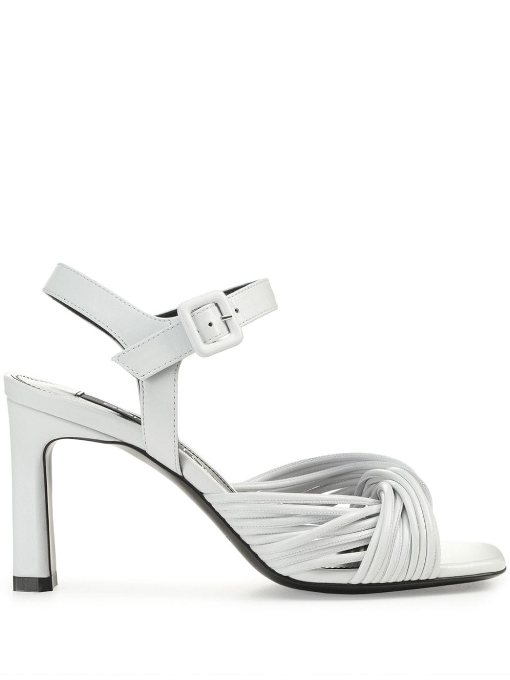 Sergio Rossi sr Akida 80mm leather sandals - White von Sergio Rossi