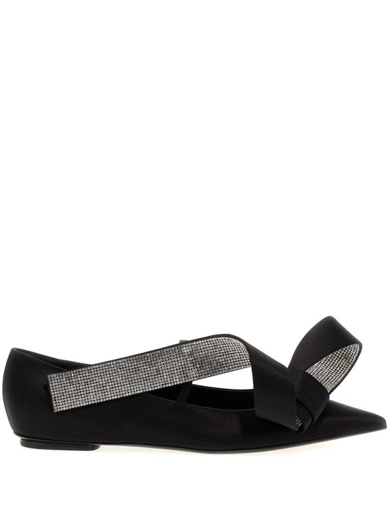 Sergio Rossi x Area Maquise ballet flats - Black von Sergio Rossi