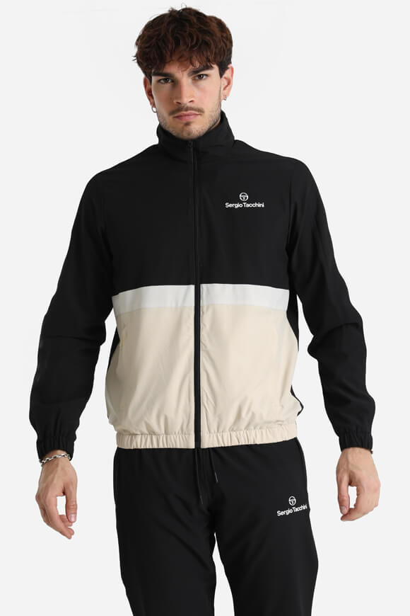 Sergio Tacchini Alata Trainingsjacke | Black + Wood Ash | Herren | M Sergio Tacchini Alata Trainingsjacke | Black + Wood Ash | Herren | M von Sergio Tacchini