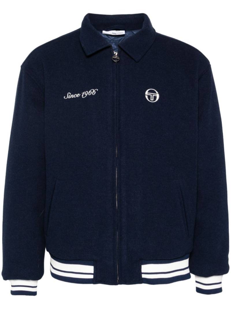 Sergio Tacchini Borotra varsity jacket - Blue von Sergio Tacchini