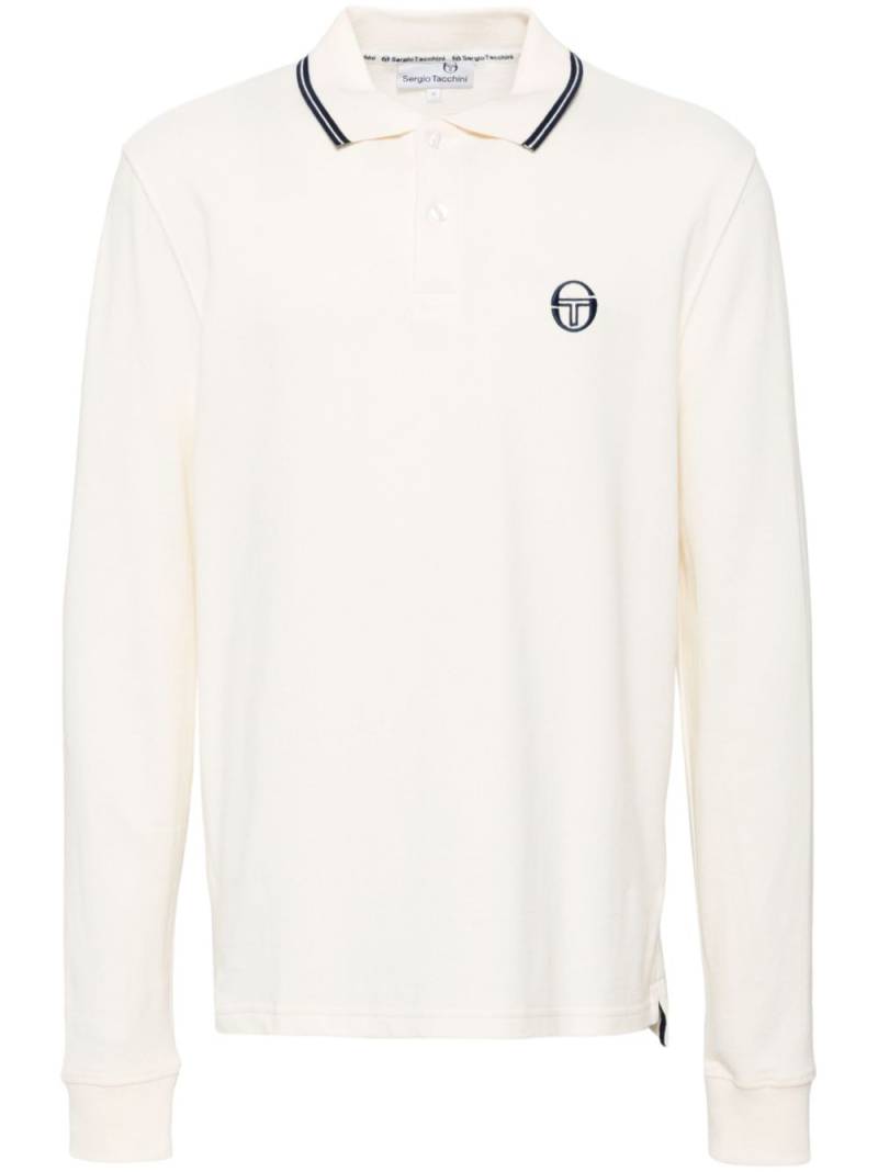 Sergio Tacchini logo-embroidered polo shirt - Neutrals von Sergio Tacchini