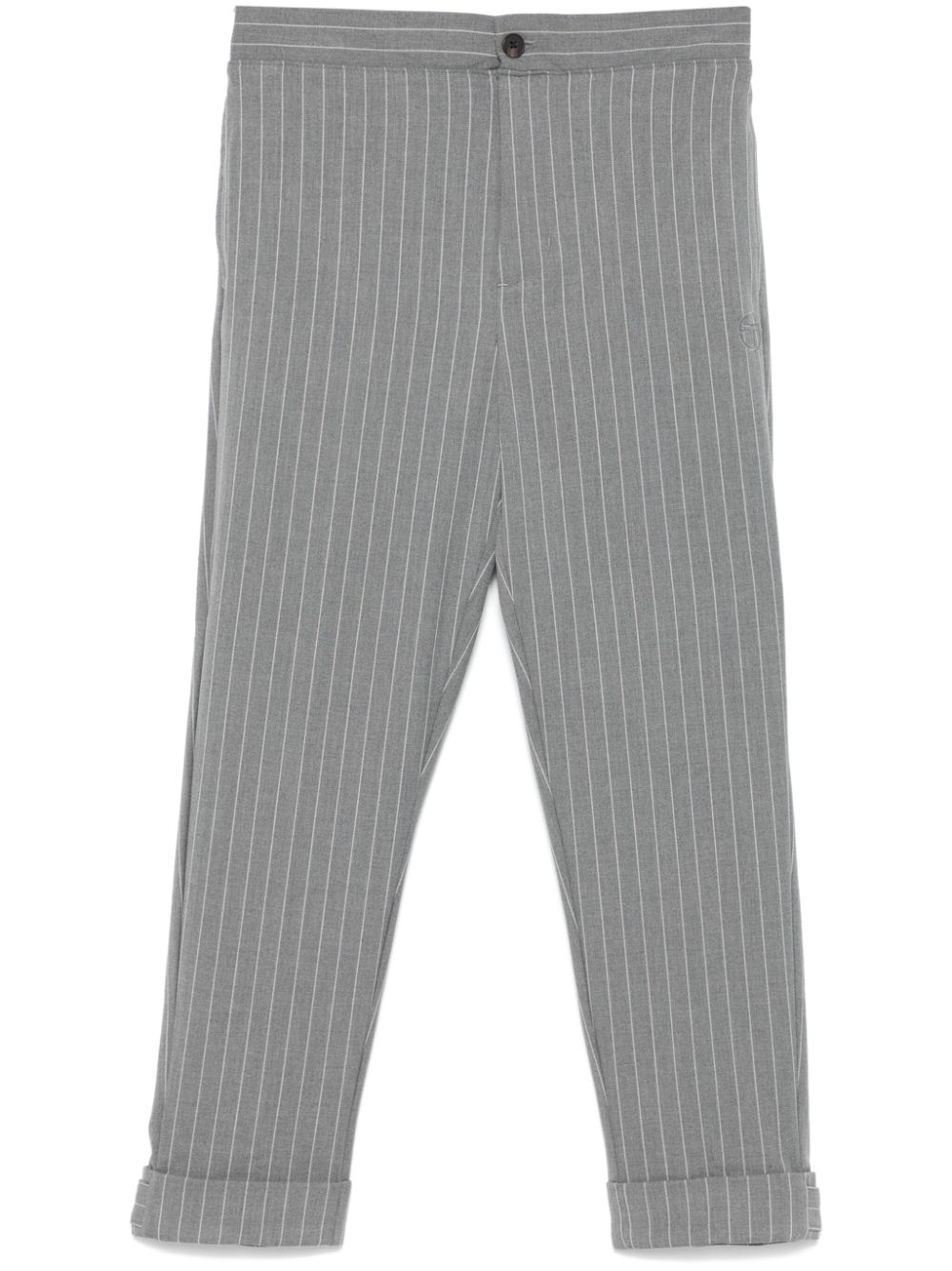 Sergio Tacchini pinstripe trousers - Grey von Sergio Tacchini