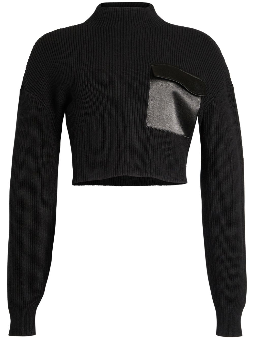 Seroya Donna cropped jumper - Black von Seroya