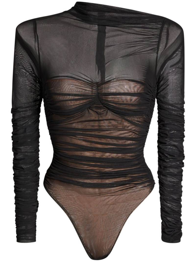 Seroya Mila ruched bodysuit - Black von Seroya