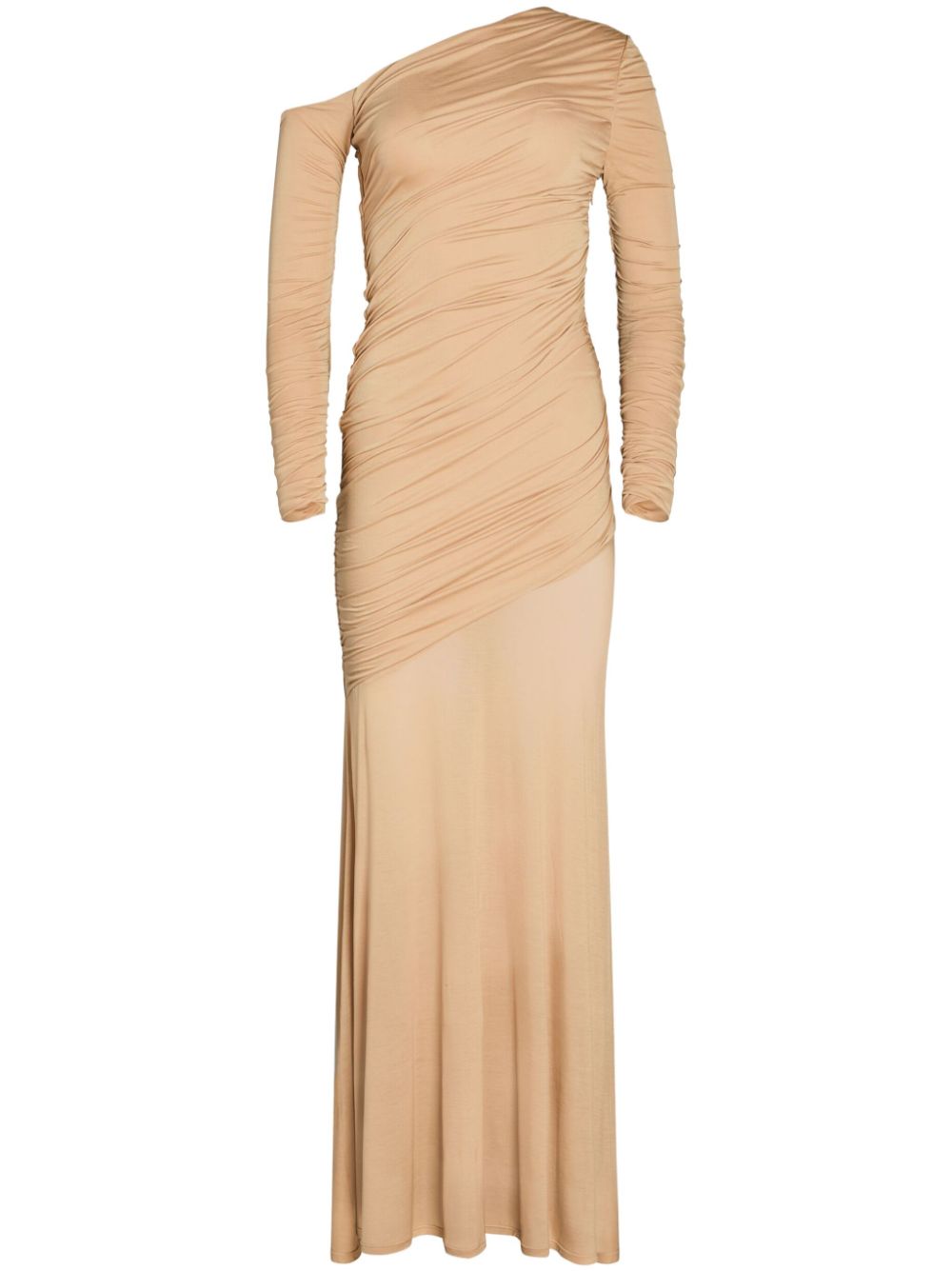 Seroya Persephone ruched dress - Neutrals von Seroya