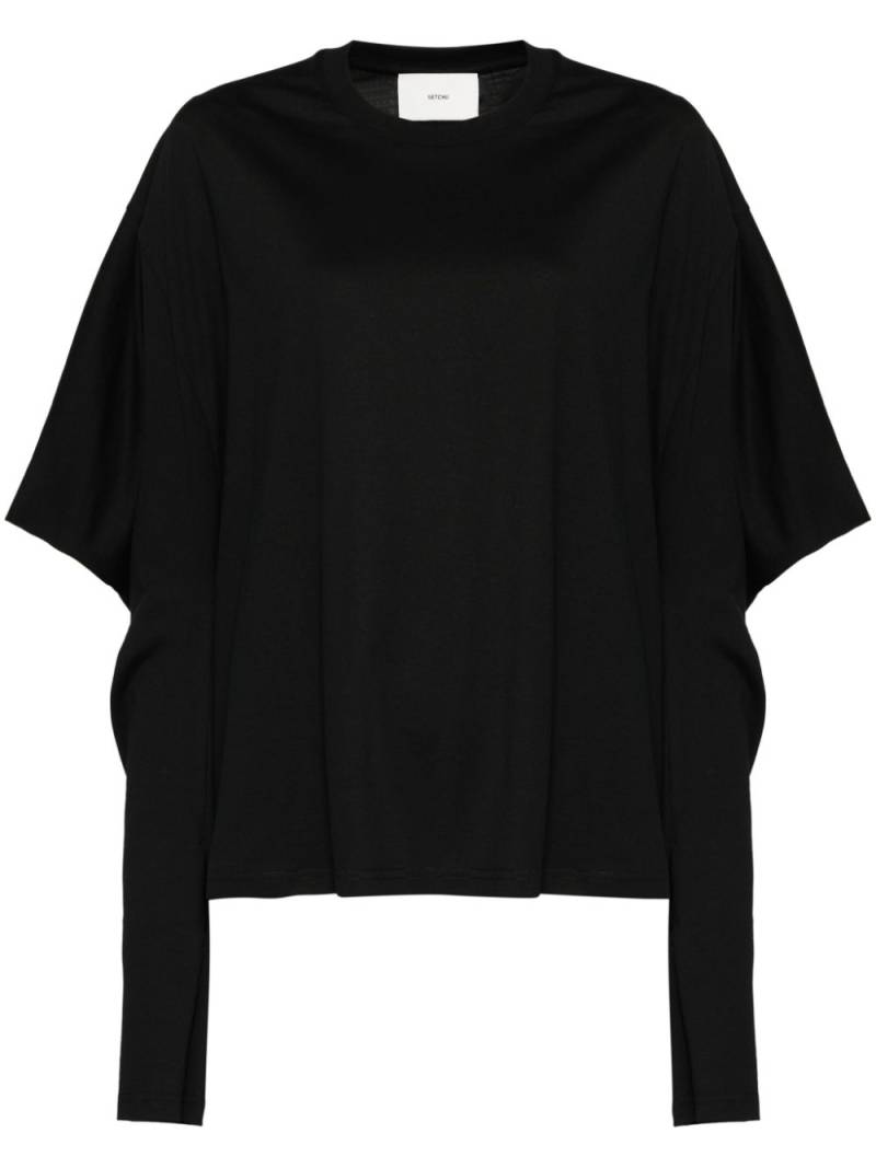 Setchu Origami T-shirt - Black von Setchu