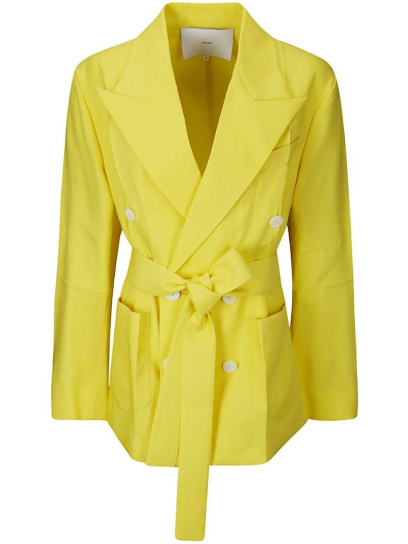 Setchu double-breasted blazer - Yellow von Setchu