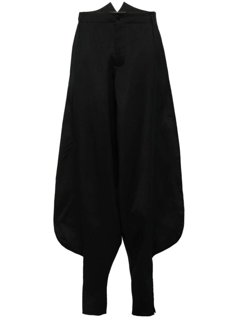 Setchu tapered trousers - Black von Setchu