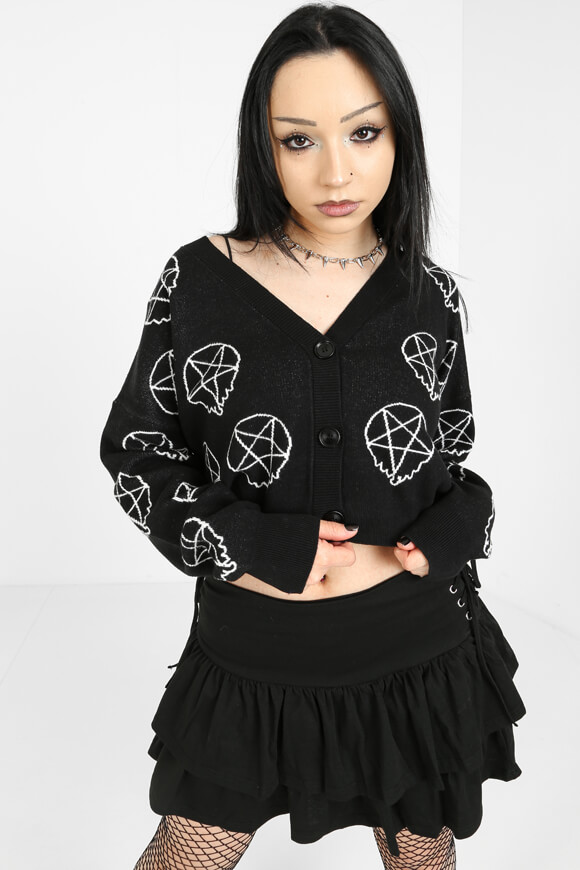 Seven Sisters Crop Cardigan | Schwarz | Damen  | XS von Seven Sisters