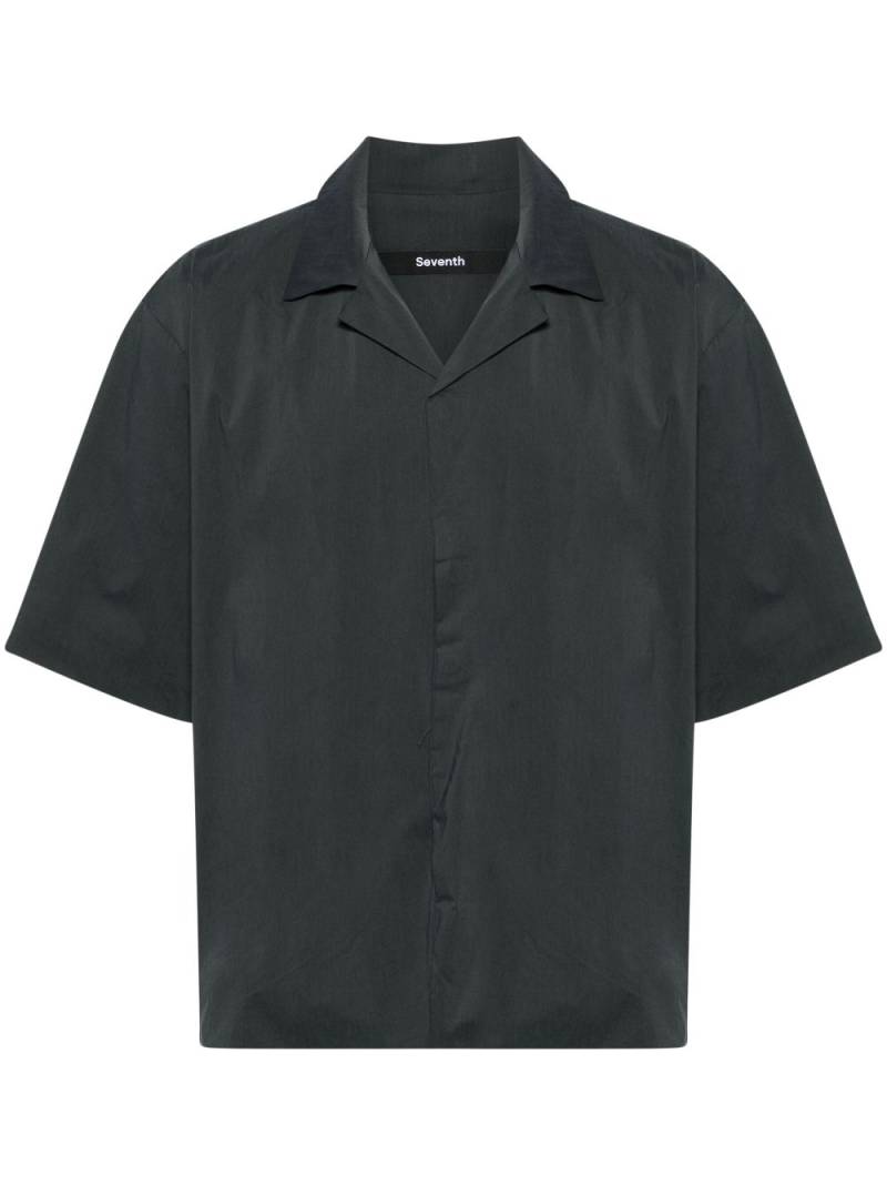 Seventh magnetic-fastening camp-collar shirt - Grey von Seventh