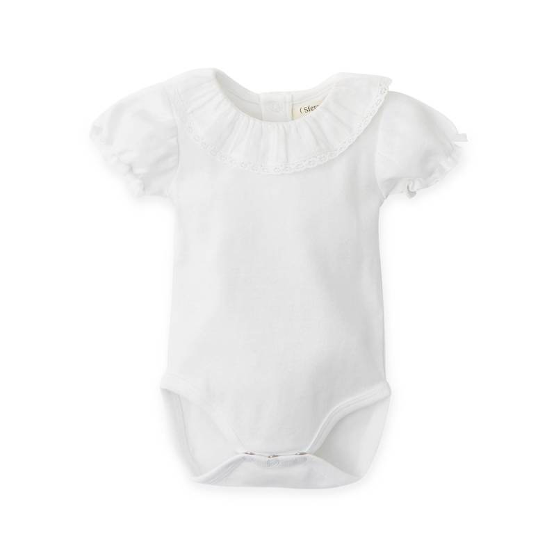 Body, Kurzarm Unisex Weiss 56-62 von Sfera