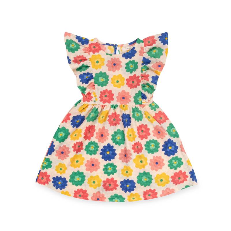 Freizeitkleid, Kurzarm Mädchen Multicolor 122-128 von Sfera