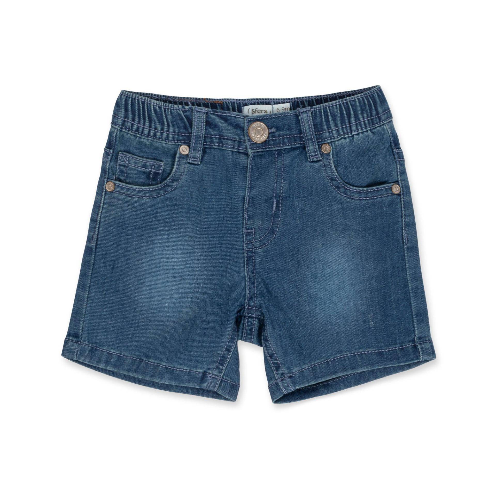 Jeansshorts Unisex Blau  74-80 von Sfera