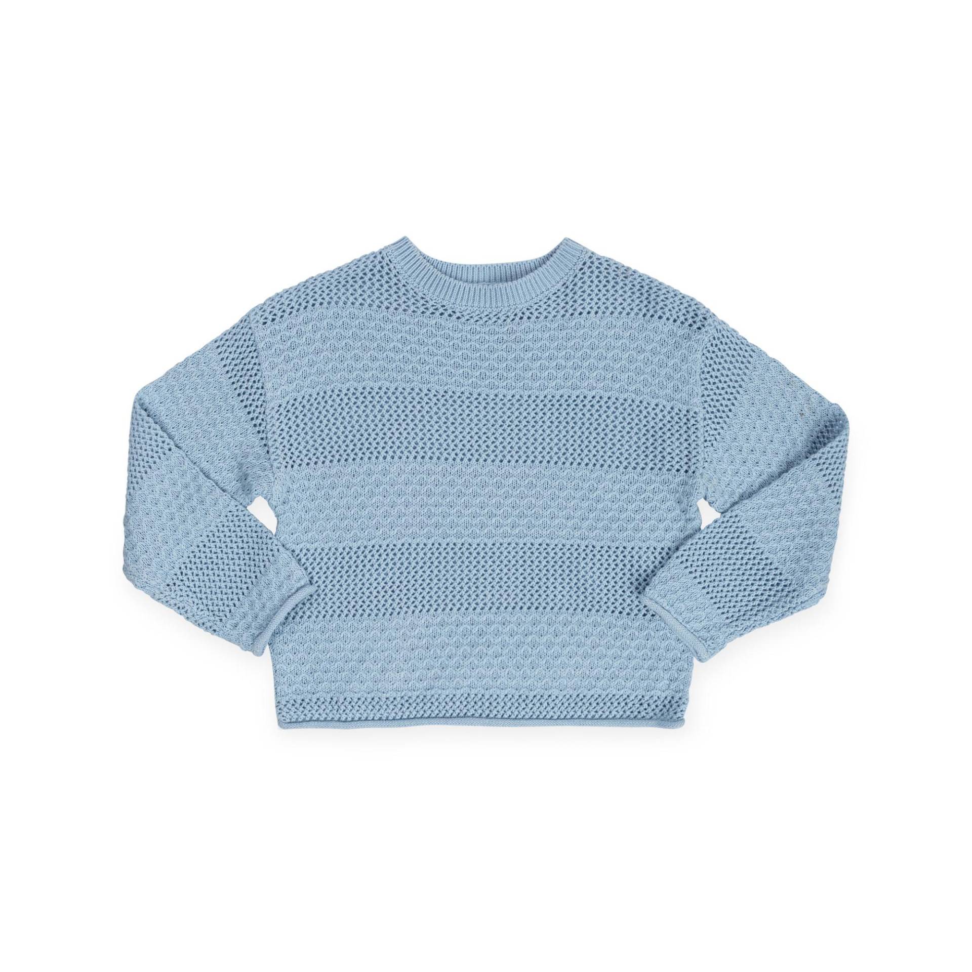 Pullover Mädchen Hellblau 116-122 von Sfera