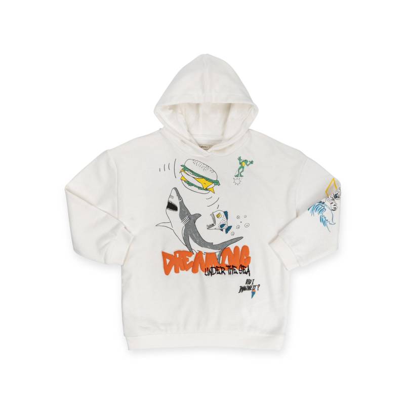 Sweatshirt Jungen Ecru 116-122 von Sfera