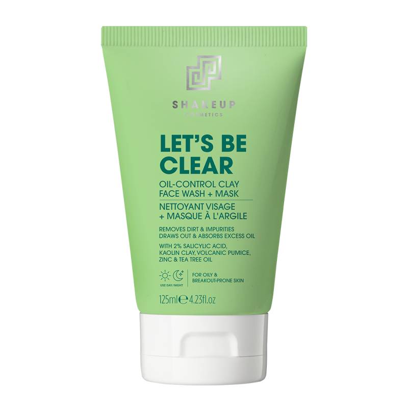 Let's be clear - Oil- Control Clay Face Wash + Mask von ShakeUp