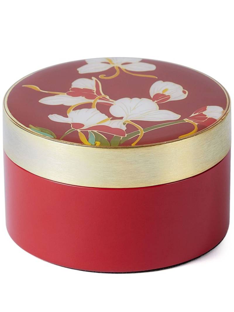 Shanghai Tang Ginger Flower enamel box (11.5cm) - Red von Shanghai Tang