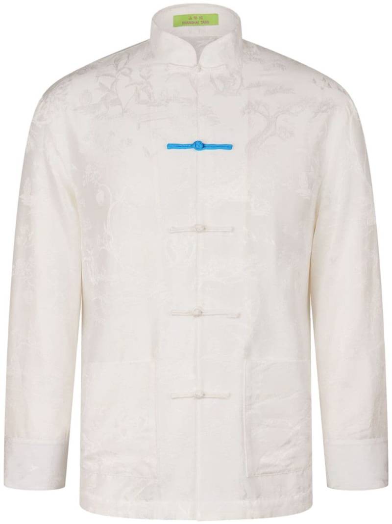 Shanghai Tang Winding Stream Party shirt - White von Shanghai Tang