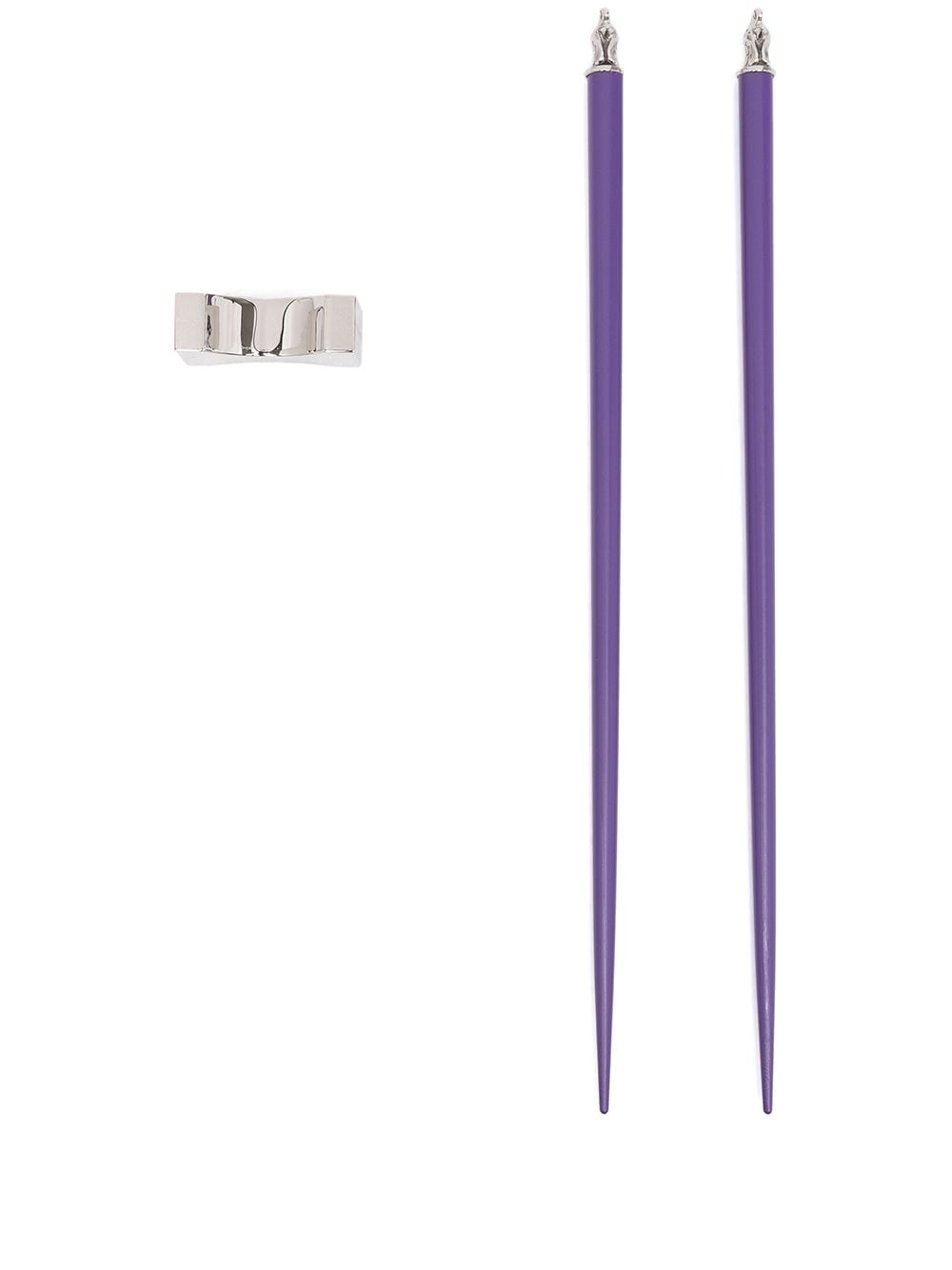 Shanghai Tang Year of the Rooster Chinese Zodiac chopsticks - Purple von Shanghai Tang