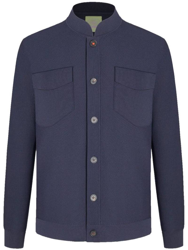 Shanghai Tang button-down shirt jacket - Blue von Shanghai Tang