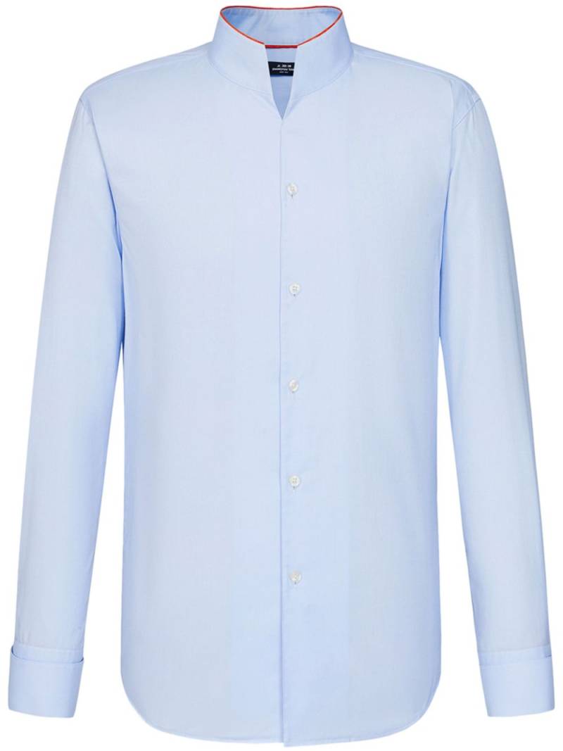 Shanghai Tang contrast-collar cotton shirt - Blue von Shanghai Tang