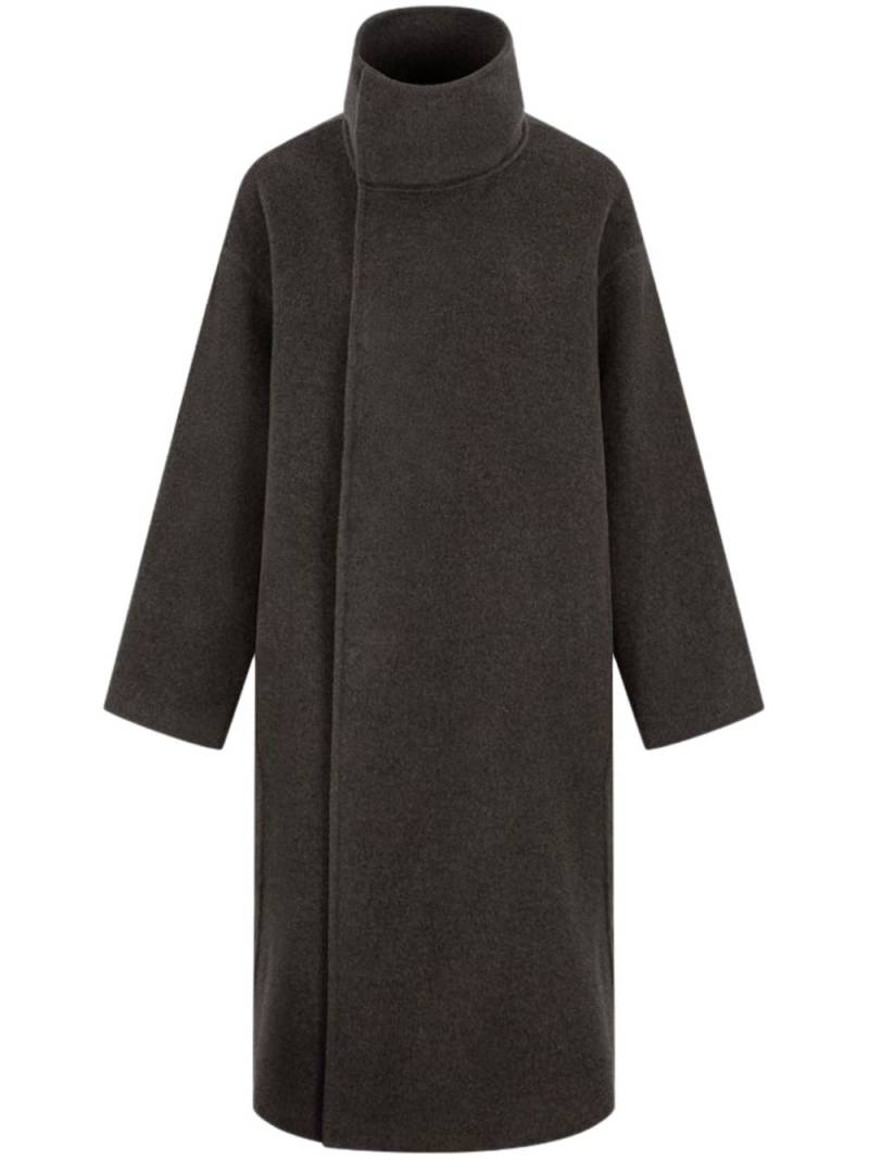 Shanghai Tang funnel-neck coat - Black von Shanghai Tang