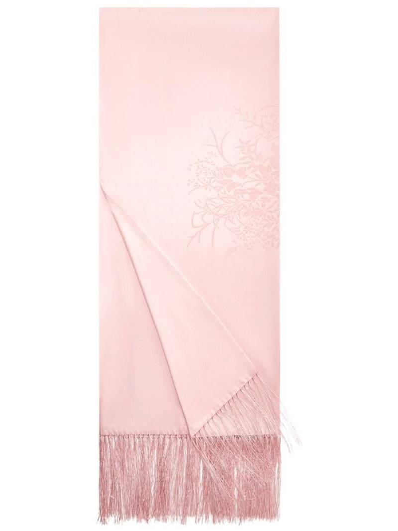 Shanghai Tang jacquard silk scarf - Pink von Shanghai Tang