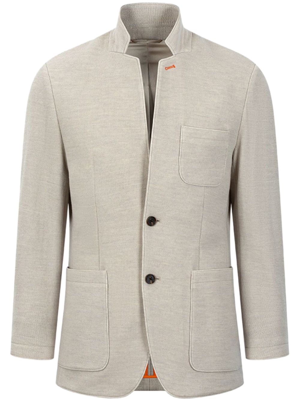 Shanghai Tang knit blazer - Neutrals von Shanghai Tang