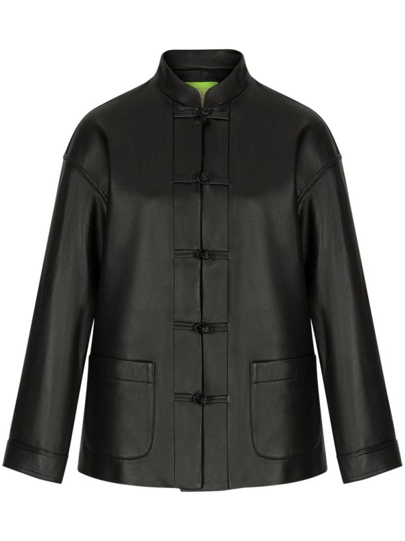 Shanghai Tang leather jacket - Black von Shanghai Tang