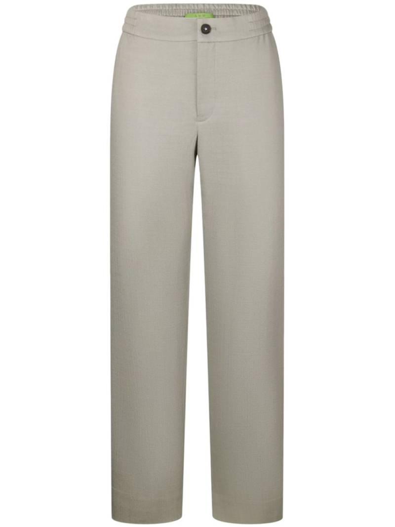 Shanghai Tang silk straight trousers - Grey von Shanghai Tang