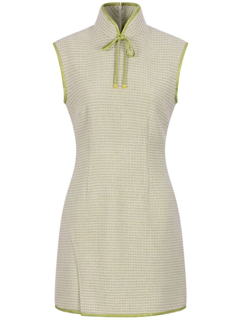 Shanghai Tang sleeveless qipao dress - Neutrals von Shanghai Tang