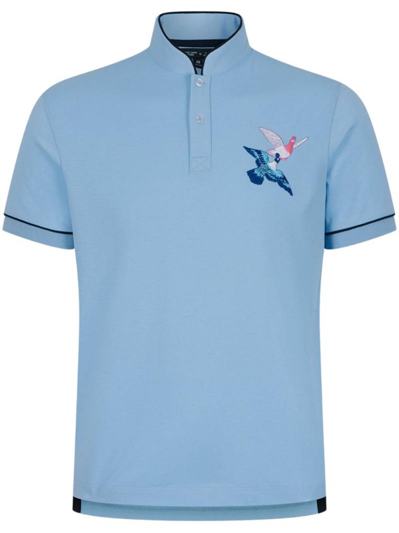 Shanghai Tang x Jacky Tsai Dali Icons polo shirt - Blue von Shanghai Tang