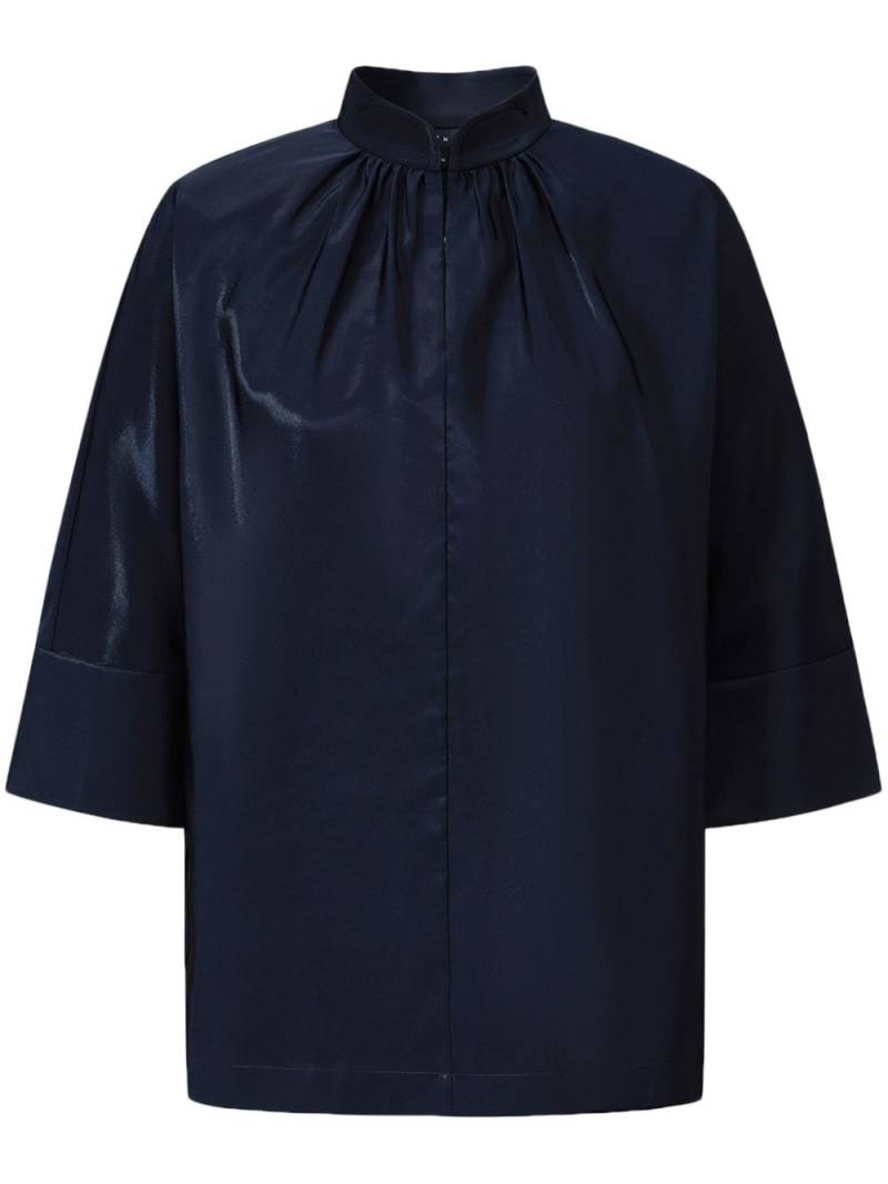 Shanghai Tang x Jacky Tsai pleated blouse - Black von Shanghai Tang