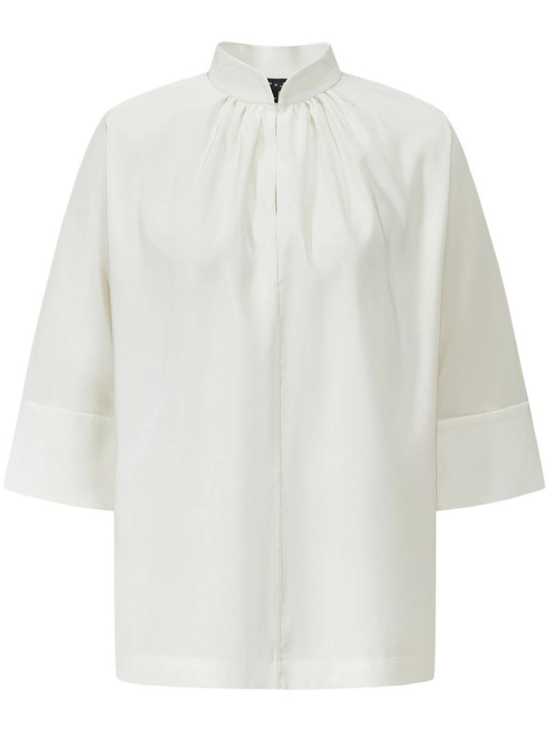 Shanghai Tang x Jacky Tsai pleated blouse - White von Shanghai Tang