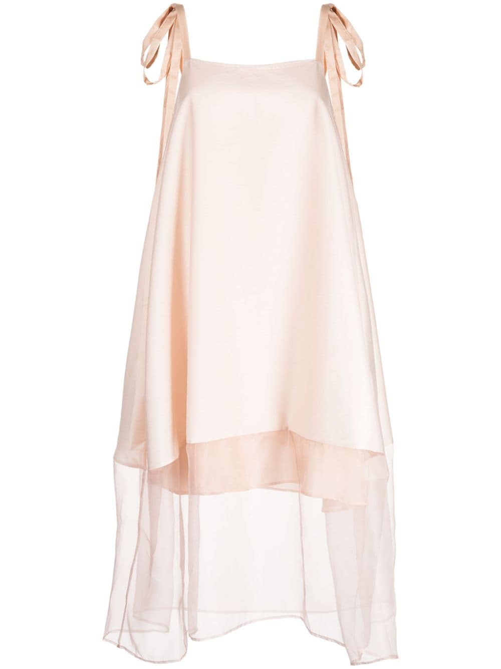 Shanshan Ruan layered-effect sleeveless dress - Pink von Shanshan Ruan