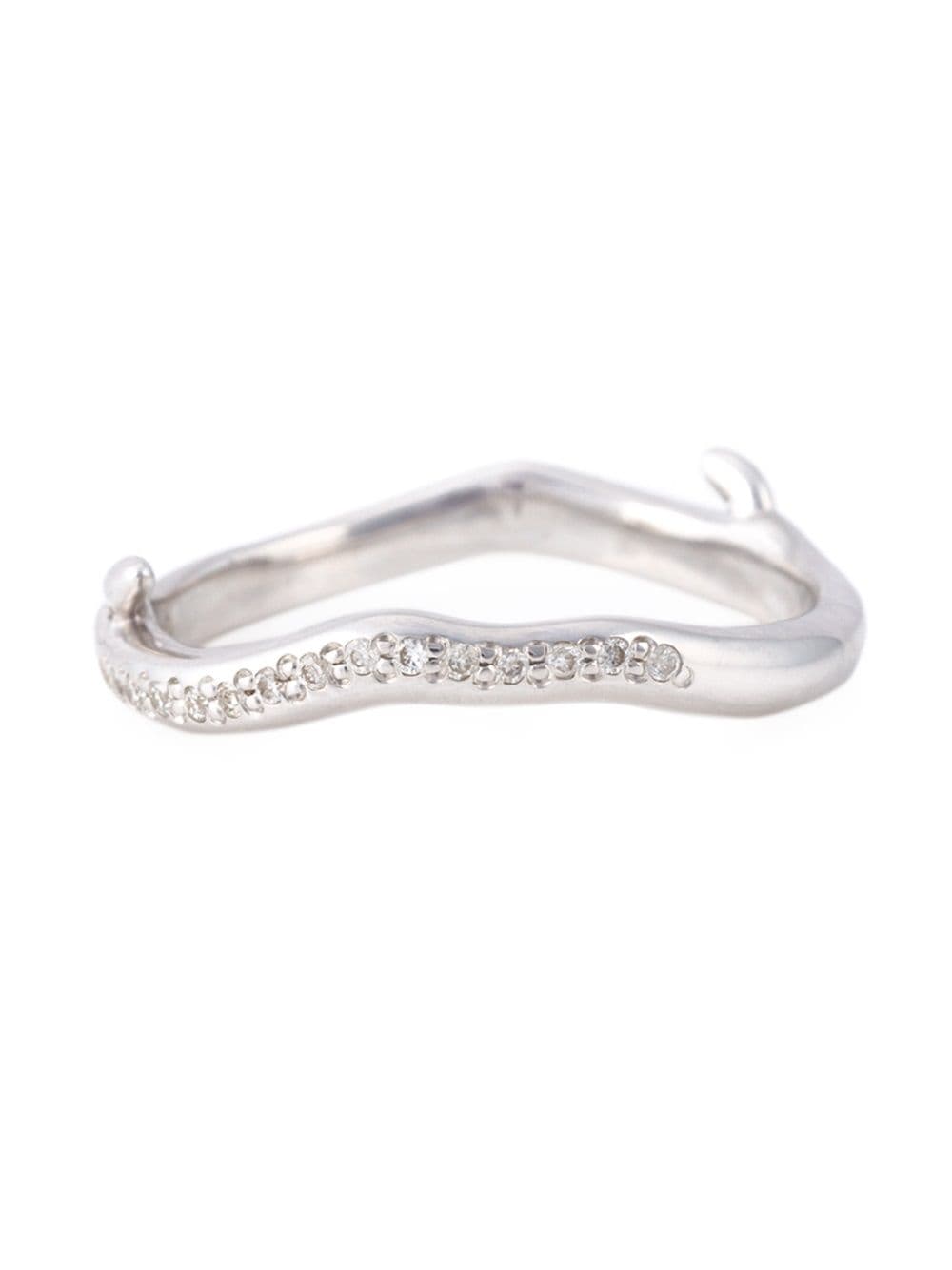 Shaun Leane sterling silver Cherry Blossom diamond branch ring - Metallic von Shaun Leane