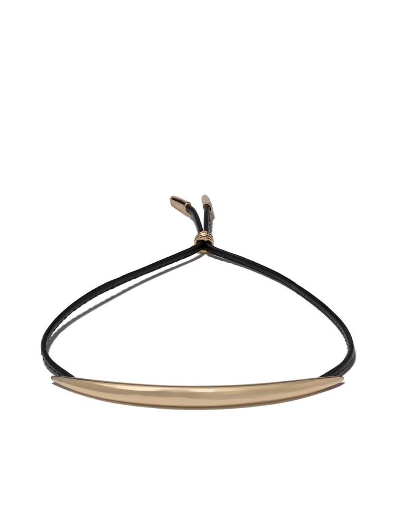 Shaun Leane Quill leather bracelet - Gold von Shaun Leane