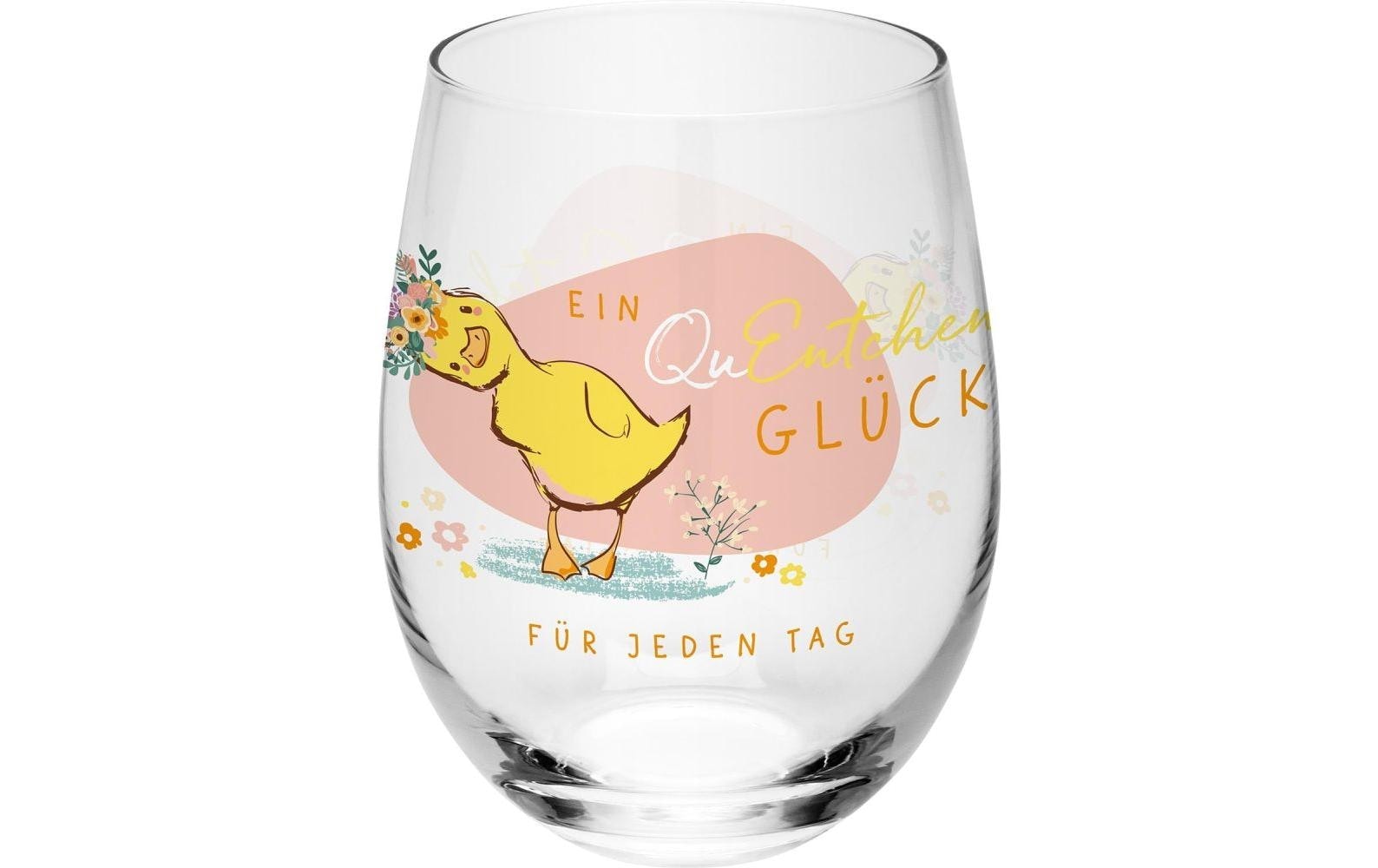 Sheepworld Glas »Ente 600 ml, 1 Stück, Transparent«, (1 tlg.) von Sheepworld