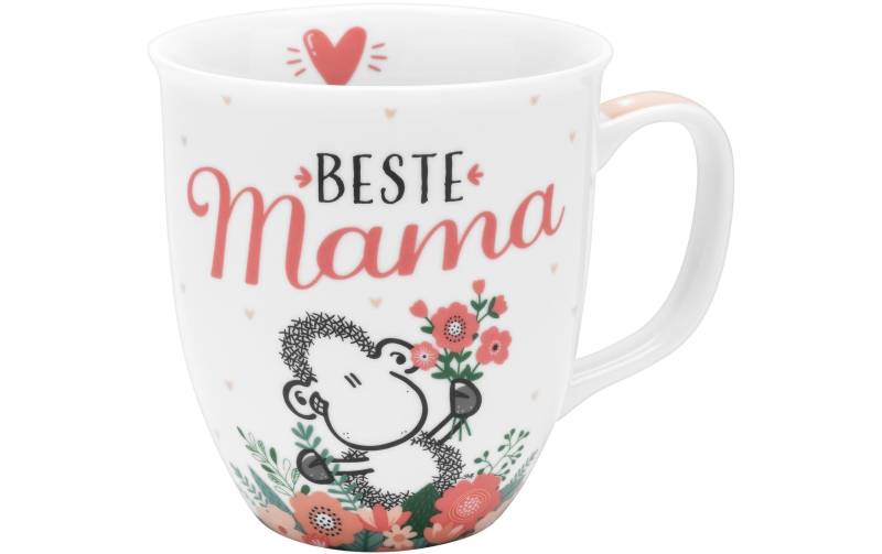 Sheepworld Tasse »Beste Mama 400 ml, 1 Stück, Weiss«, (1 tlg.) von Sheepworld