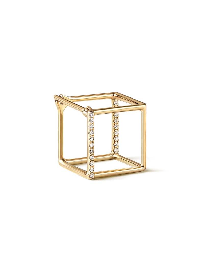 Shihara Diamond Square Earring 10 (01) - Metallic von Shihara