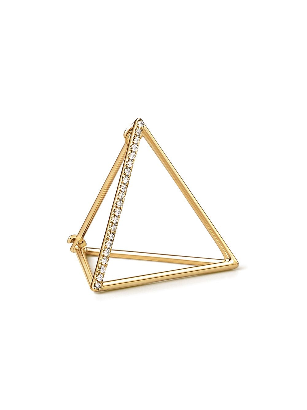 Shihara Diamond Triangle Earring 20 (01) - Metallic von Shihara