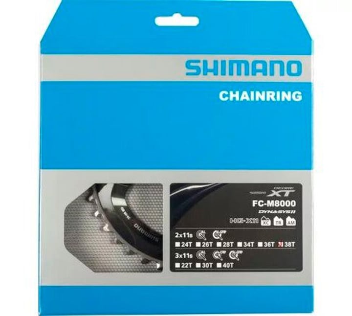 Shimano Deore XT Fc-M8000 38 Zähne BD Kettenblatt von Shimano