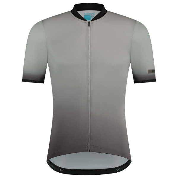 Shimano - Evolve Avventura Short Sleeves Jersey - Velotrikot Gr M grau von Shimano