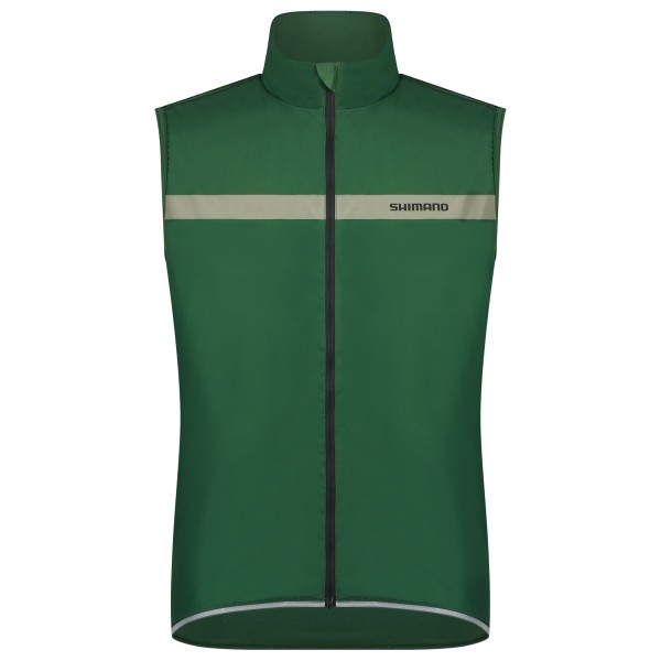Shimano - Evolve Wind Vest Insulated - Velogilet Gr L grün/oliv von Shimano