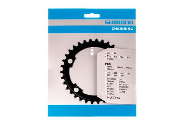 Shimano Fc-Rs510 52 Zähne MT Kettenblatt von Shimano