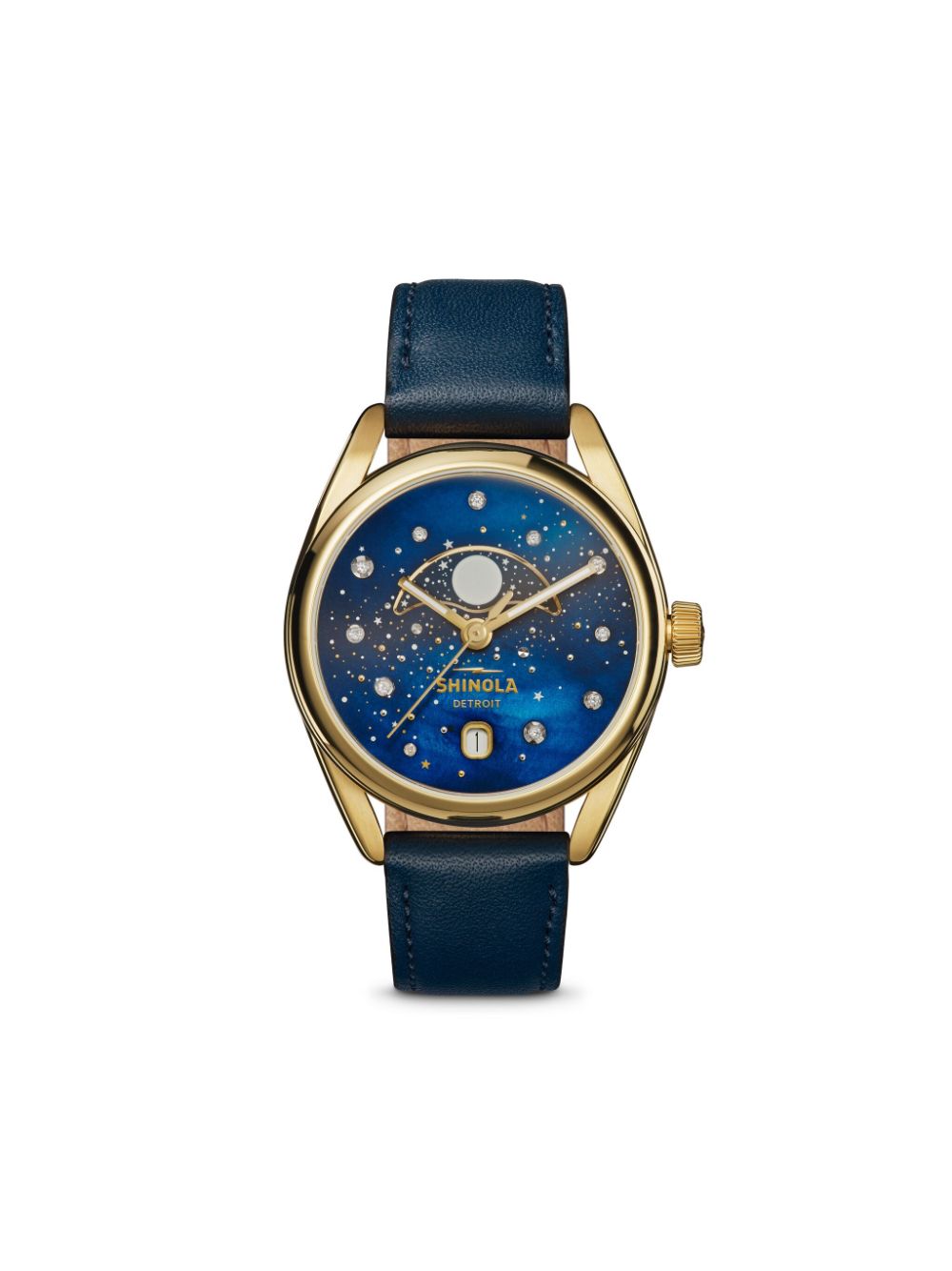 Shinola Derby Celestial 38mm - Blue von Shinola