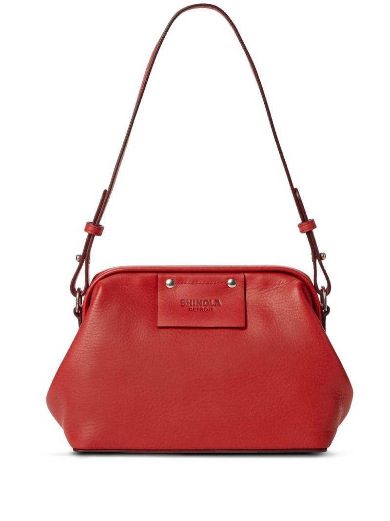 Shinola Rivet Frame shoulder bag - Red von Shinola