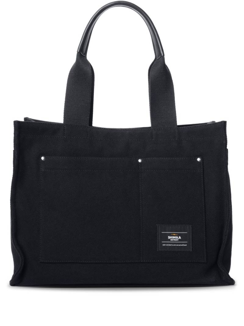 Shinola Runabout canvas tote bag - Black von Shinola