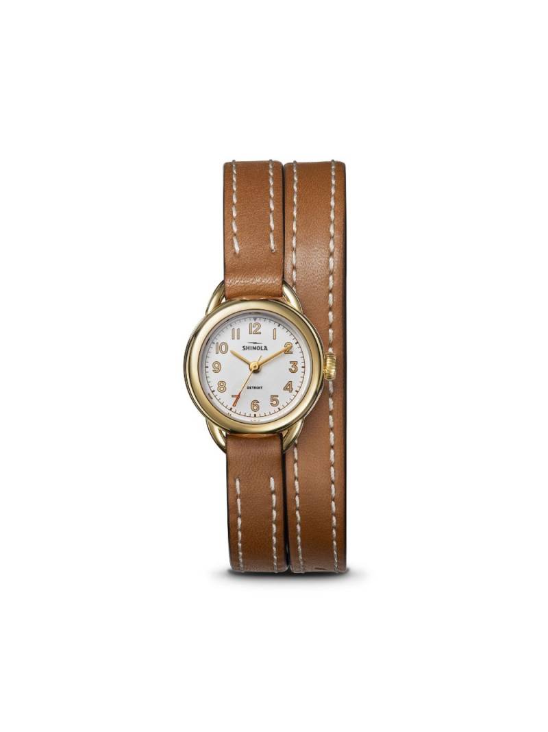 Shinola Shinola Runabout 3H 25mm - Gold von Shinola